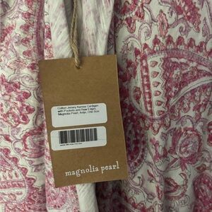 Magnolia Pearl Pink and Cream Paisley Cardigan
